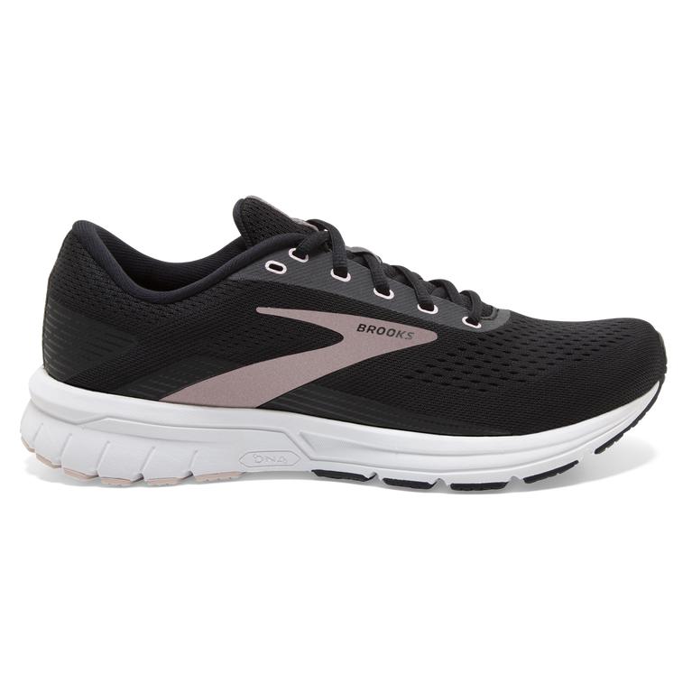 Brooks Signal 3 Road Running Shoes - Women's - Black/Primrose Pink/Blackened Pearl (69284-GWLN)